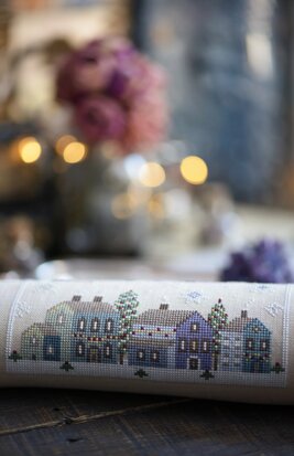 Winter cottages - PRINT - Stitches Through The Years