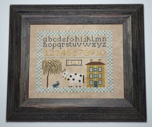 The Milk Factory Sampler - PRINT - The Spanish Stitcher