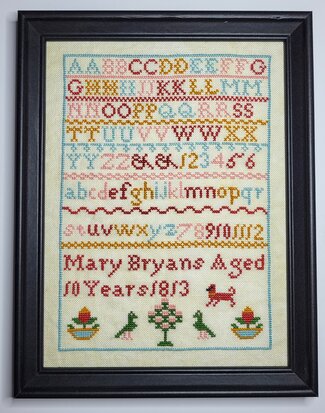 Mary Bryans sampler 1813