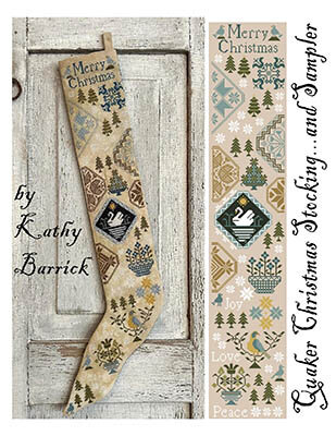 Quaker Christmas Stocking & Sampler