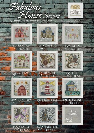 Fabulous House Series 11 - Haunted House -  Cottage Garden Samplings