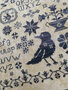 BLACK BIRD SAMPLER - Pansy Patch 