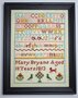 Mary Bryans sampler 1813 - PRINT - The Spanish Stitcher